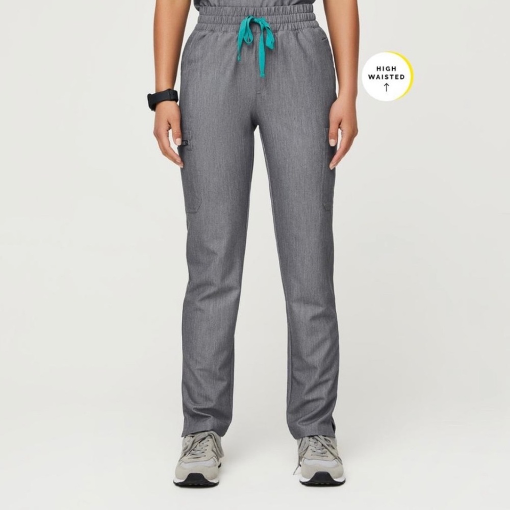 Figs Graphite High-Waisted Yola in size Small/Tall